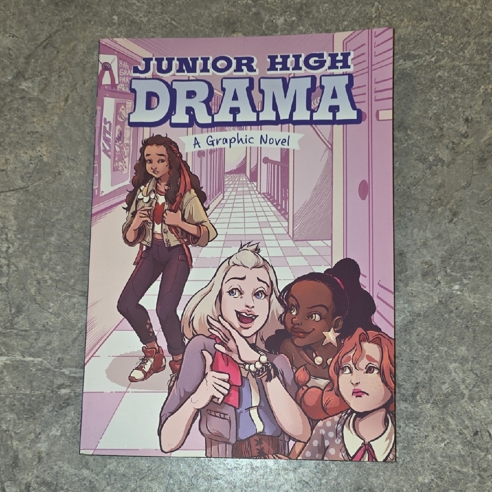 (40) Junior High Drama Graphic Paperback Book/Novel - Pink Cover